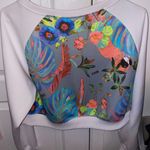 Nike White Multicolor Crewneck Photo 1