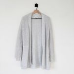 Old Navy NEW Long Cardigan in Light Heather Grey Size L Photo 2