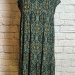 Les Serein Women's PL Green Maxi Dress Boho Print Polyester Bohocore Cottagecore Size undefined Photo 0