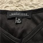 Notations  Black Camisole Top Size M Photo 4