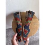 Handmade Womens Kilim Loafer Turkish Wool Rug Shoes Great Condition US 8 Photo 7