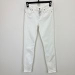 J.Crew  8" Toothpick Jean White Skinny Stretch Classic Denim Womens US 24 NWT Photo 1