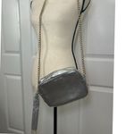 Victoria's Secret NWT  2016 Fashion Show Silver Crossbody Purse Tassel‎ Snakeskin Photo 1