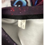 Galaxy Cat Shirt Womens Small Purple Multi Taco Pizza Allover Print Fun Novelty Photo 5