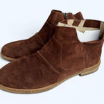 Kelsi Dagger  Boots Size 10 Women’s Suede Upper Ruched Coffee Bean Brown Booties Photo 0