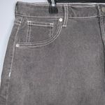 Celebrity Pink Washed Out Black Frayed Fringed Hem Mini Skirt Pockets 15/32 Photo 4