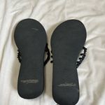 SO Black Bead Flip Flops Photo 1