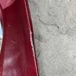 BCBGeneration BCBG Ariel Burgundy Patent Leather Peep Toe Pumps Photo 5