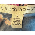 Eye Candy  Women's Sleeveless Floral V-Neck Blouse Size S 21" Long x 13 1/2" PTP‎ Photo 2