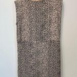 Moodie Leopard Muscle Sleeve Dress brown black size Medium Photo 3
