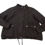 Free People  Slouchy Drawstring Cargo Bomber Jacket sz M Photo 1