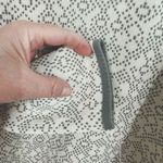 Eddie Bauer size L fleece pullover tunic in cream & grey. Photo 4