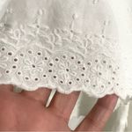 Old Navy NWT  Womens Shirt Blouse White Floral Embroidered Babydoll Size 3X Photo 5