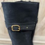 Chloé Chloe Black Suede knee Hig Buckle Boots Size 38/7.5 Photo 9