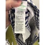 J.Crew  Navy White Gingham Kate Pants Size 10 Straight Fit Office Stretch Casual Photo 4