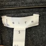 Leith NORDSTROM  Women’s Dark Gray Knit Open Front Long Duster Cardigan Size S Photo 2