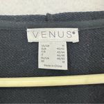 Venus Pullover Hoodie Pearl Sleeve Sweatshirt Womens Medium Black Photo 2