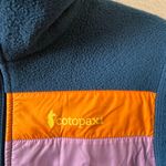 Cotopaxi  Womens S Teca Fleece Full-Zip Jacket Blue Orange Camping Hiking Photo 2