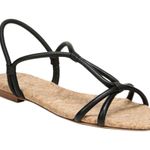 Vince  Black Leather Hazen Napa Slingback Gladiator Sandals Shoes size 10 Photo 0