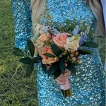 Sherri Hill Homecoming Dress Short blue Photo 1