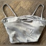 NEW Spaghetti strap Camisole sports bra yoga workout steel blue medium Photo 1