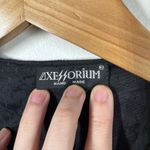 XESSORIUM Vest Size M/L Rainbow Aztec Cotton Hand Made Button Up Festival Boho Black Size M Photo 7