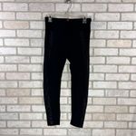 Spanx  Ready to Wow Black Leggings with Snakeskin Print on Sides Size L Photo 4