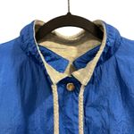 90s Vintage grannycore reversible sweatshirt jacket, gray and blue, Size XL Photo 8