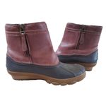 Sperry Top Sider STS80770 Women 7 Brown Leather Waterproof Saltwater Duck Boot Photo 6