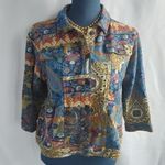 appleseed's Boho Paisley Floral Print Jacket Photo 0
