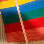 DaintyByBey Rainbow Striped Heart Cutout Crop Tank Top Stretchy Red Size M Photo 6