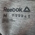 Reebok  Women's Grey/ Black Side Cinch Crewneck Sweatshirt Size Medium Photo 4