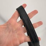 Vegan Leather embossed Adjustable Strap Purse Crossbody Sling Bag Black Small Photo 8