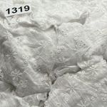 Lulus  Lovely Charisma White Eyelet Embroidered Off-The-Shoulder Dress‎ Photo 7