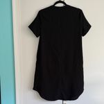 Lush Clothing LUSH‎ Black Short Sleeve V Neck Pocket Shift Dress Women's Small | Casual Chic Photo 6