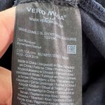 VERO MODA Vero Moda Dress Womens 12 Blue Tiered Helen Milo Mini Linen Blend Photo 7