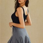 Micas  Black Ribbed Bodysuit - SEE MEASUREMENTS Photo 3