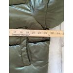 7 For All Mankind Seven For All Mankind Green Puffer Oversized Cropped Adjustable Waist Jacket L Photo 5