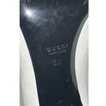 Gucci Colorblock White Suede Black Patent Peep Toe Stiletto Pumps Sz 9B Photo 10