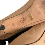 Cole Haan  NikeAir Pumps Nude Pebbled Leather Womens 7.5‎ Heels Office Career Photo 4