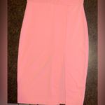 Revamped  Spaghetti Strap Midi with High Side Slit in Coral - size large Photo 4