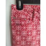 The Kooples Skin Women's Floral Cotton Stretch Skinny Jeans Pink White Size 27 Photo 3