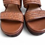 Madewell  The Kiera Mule Platform Sandal Dried Maple Brown Size 7 Photo 5