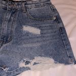 Nasty Gal  shorts denim distressed 5 pocket US 6 NWT Photo 4
