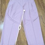 Ganni  Drapey Melange Loose Mid Waist Pleat Pants size 44/US L Photo 9