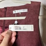 Trina Turk  Wine Country Sultana Belted Suede Mini Dress Size 8 Leather New Photo 8
