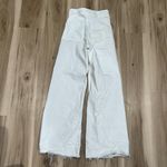ZARA  Marine Straight Jeans in White Raw Hem Women’s 0 Photo 3