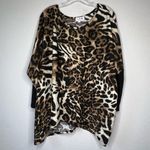 The Zig Zag Stripe Animal Print Tunic Top Size XL Photo 48