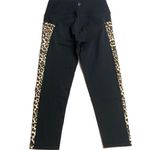 Zyia Brilliant Capri Crop Black with Leopard Photo 1