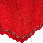 Laurence Kazar Vtg  beaded holiday Christmas top Large NWT Photo 4